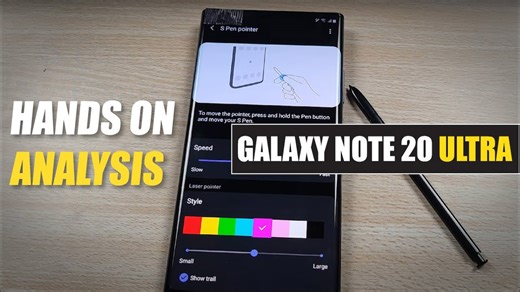 Samsung Galaxy Note 20 Ultra hands-on video analysis