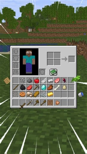 逃げるアイテムたち / Steve's belongings somehow run away. 【Minecraft animation】