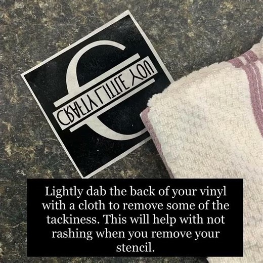 Easy Vinyl Stenciling Tutorial for Beginners | Crafty Little You