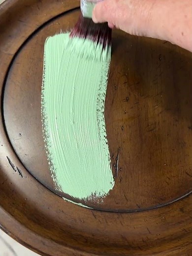 Sunburst Side Table Makeover 🌞💚 | Mint Julep + The Gulf | Tracey’s Fancy DIY #furnitureflip #diy