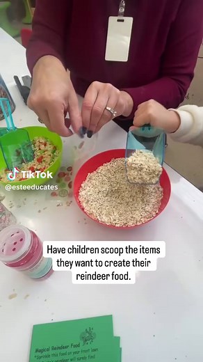 Reindeer Food Sensory Activity for the Holidays