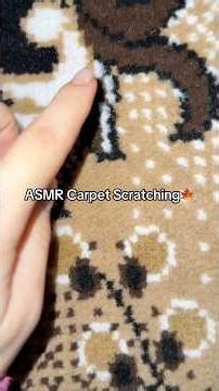 ASMR Carpet Scratching🍁 #asmr #asmrvideo