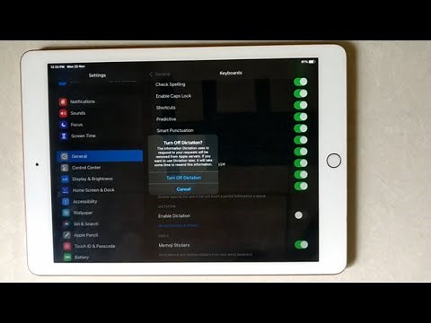How To Disable Voice Dictation On iPad