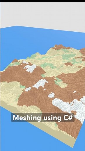 Godot Voxel Meshing in C#: fast🤩 | #voxelterrain #csharp