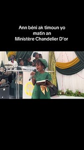 Ministère Chandelier D’or: Ann béni ak timoun yo matin