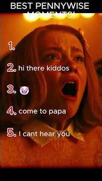 PENNYWISE BEST MOMENTS 2! #it #itwelcometoderry #pennywise #movie #edit #ranked #strangerthings