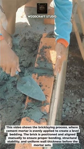Perfect Bricklaying Technique for Strong and Level Walls #BuildSmart #Bricklaying #Masonry