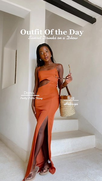 I’m obssesed with this dress and this color #fashiondripke #vacationoutfits #ootd