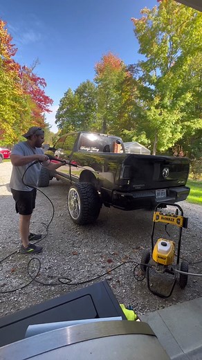 Reviewing @Nexgen ceramic spray! #fyp #trucks #diesel