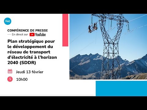 Plan stratégique pour le développement du réseau de transport d'électricité à l'horizon 2040 (SDDR)