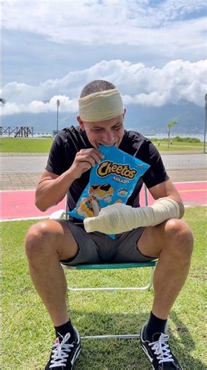 This happens when you can't open the snack bag by yourself. #shorts