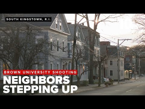 Neighbors step up as Brown University shooting manhunt centers on Fox Point