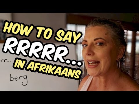 How to say the r sound in Afrikaans