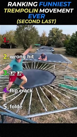 Trampolines were a mistake... 💀 #Shorts #Fails #ranking #viral #trampolinefails #trynottolaugh