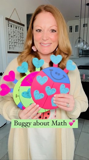 2.6K views |  Stop the search! I've got the Valentine's Day math activity you've been looking for! 殺 Students will be completely Buggy About Math with this love bug math craft for reviewing regrouping, shapes, telling time, place value, or fractions! AND they'll make the perfect classroom display!  Grab a copy here: https://bit.ly/lovebugmath | Amy Lemons | Facebook