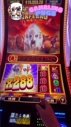Big Line Hit on Chief Inferno Slot Machine! | Gambling Pugs