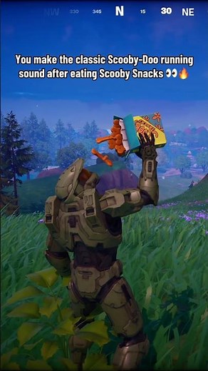 Classic Scooby-Doo running sound after eating Scooby Snacks in Fortnite