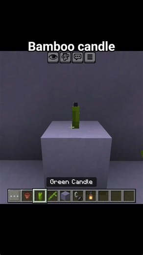 Bamboo candle🕯#minecraft #memes #shorts