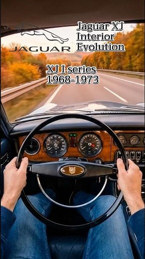 Jaguar XJ Interior Evolution 1968-2019