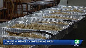 Sacramento's Loaves and Fishes hosts annual Thanksgiving meal