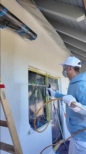 Fassade Airless streichen #frühling #fassade #renovieren #airless #streichen