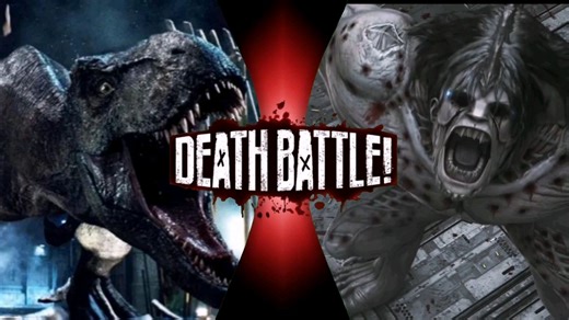 【生死决斗】电影侏罗纪世界1 霸王龙Rexy VS 漫剧灵笼 马克兽化形态