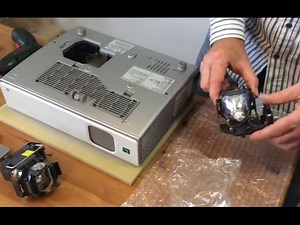 How to Replace a Projector Lamp in Projector SONY VPL-CX85