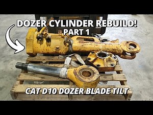CAT D10 Dozer Cylinder Rebuild | Part 1 | Machining