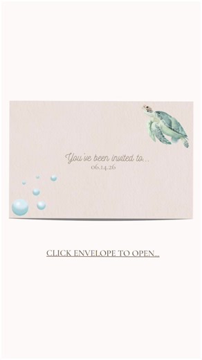 Adorable Under-the-Sea Baby Shower Invitation Bundle