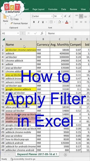How to Apply Filter in Excel Shortcut | how to put filter in excel #shorts #viral #trending#excel