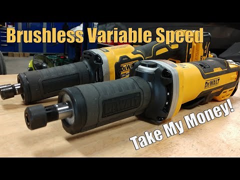 New DEWALT Corded Brushless Variable Speed Paddle Switch 2" Die Grinder Review DWE4997NVS