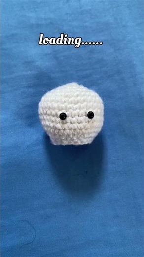 crochet panda keychain 🐼 #crochet #transition #making #viral #handmade