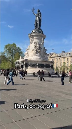 France Paris Republic very good views #travel #youtube #franceitinerary #viral #bonjour #shorts