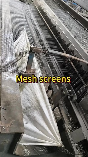 The production process of metal mesh is like textile, but it can be so hard!👏👏👏 #mining #coal #metal #miningequipment #mesh #pu #corn #MiningHack #rubberscreenpanel?