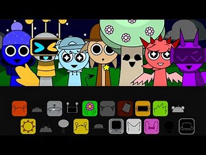 NEW Mod in Incredibox Sprunki!! | Night time