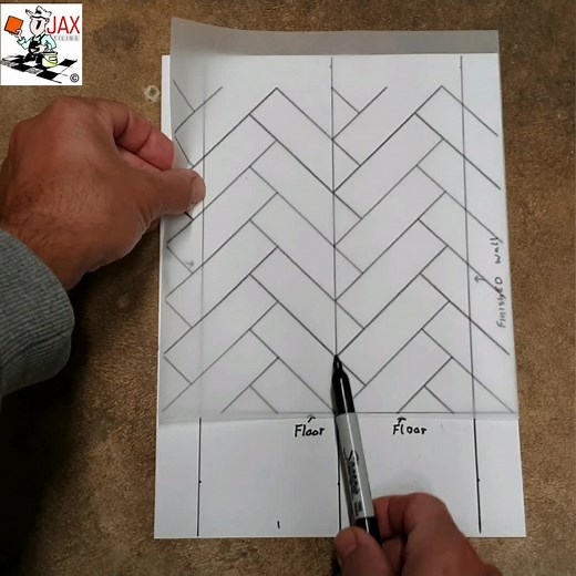 How To Set Out Heringbone Pattern | Sewing Patterns