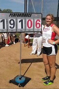 Spotlight: Discus record holder Shelbi Vaughan is 3-dimensional