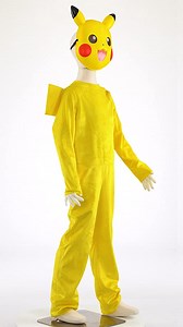 Watch Pokemon Pikachu Costume Full 360 View on Amazon Live