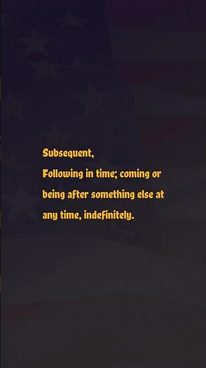 Subsequent Pronunciation & Meaning American English #english #pronunciation #americanaccent