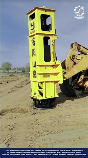Hydraulic Vibratory Pile Driver Attachment