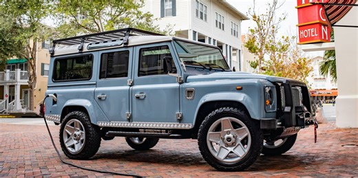 We Toured E.C.D. Auto Design and Drove Its Latest Creation, a $300,000 Tesla-Powered Land Rover Defender