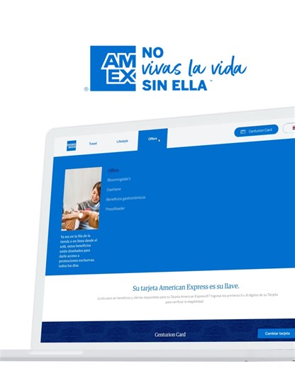 Accede a beneficios únicos con Tu Tarjeta American Express y disfruta al máximo tu próximo viaje, pero también tu rutina. Encuentra todos los beneficios disponibles en https://experiences.global/splash | American Express