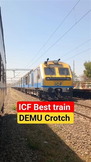 Best Crotch of ICF DEMU Train 🚅 #shorts #indianrailways #video