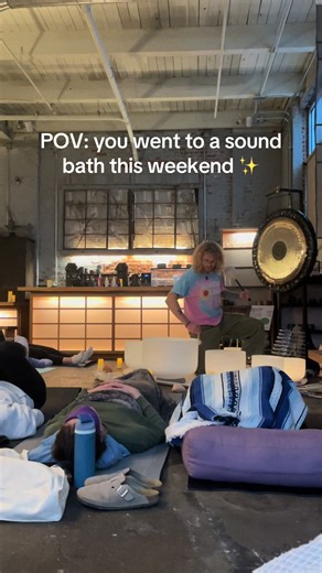 Ever been to a sound bath before?! If so, what was your experience? ☀️ #soundbath #soundhealing #vibrationalhealing #frequency #vibration
