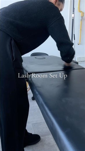 Lash room set up #lashes