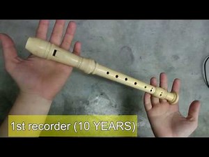 unboxing / changing yamaha soprano recorder YRS 23
