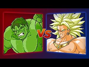 MUGEN Battle - Hulk vs Legendary Super Saiyan Broly
