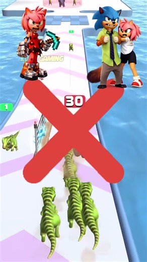 😡 Amy Angry 😱 | Sonic Run For Your Life! #Shorts #Sonic #Amy #AngryAmy #GameShorts #KuguGaming