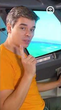 What's on the airplane's control stick?