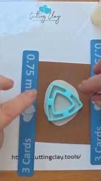 Silver Clay demo using Cutting Clay cutter